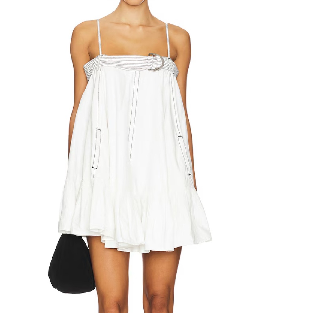 Bay Breeze Mini Dress white